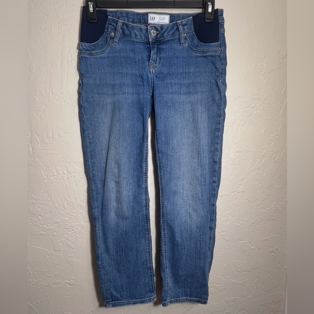 GAP MATERNITY BLUE JEANS SIZE 27|4R